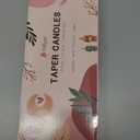 10 Inch Hunter-Green Taper Candles, 10 Pack Unscented Candlesticks for Christmas Spring Dinner Wedding and Home Decoration, Smokeless and Dripless Emergency Candles