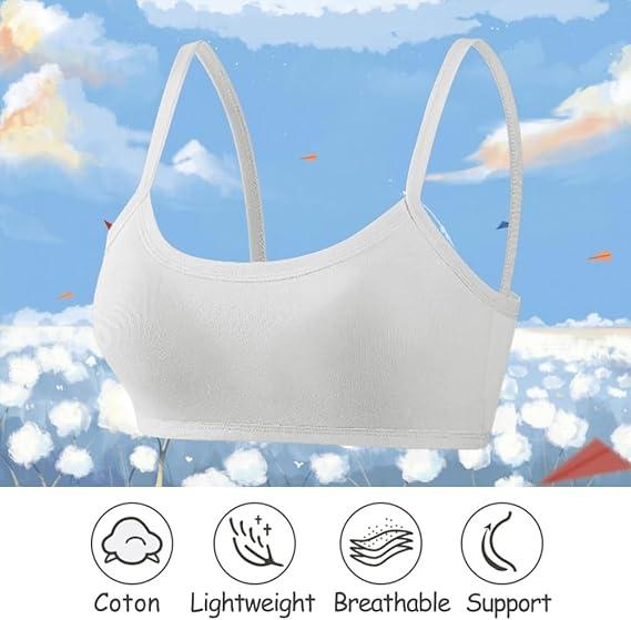Fruit of the Loom Women's Cotton Tank Bra - Ultimate Comfort & Breathable Fit (40, White/White)