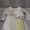 ReliBeauty Colonial Costume with Hat Colonial Dress Girls White (14/160)