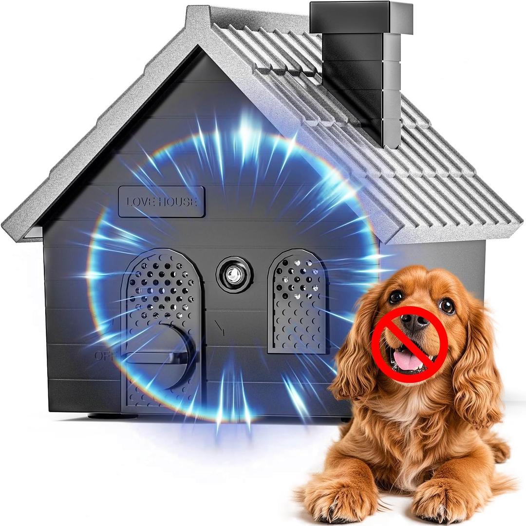 AODA Anti Barking Device for Dogs, Ultrasonic Dog Bark Deterrent Devices, Dog Barking Silencer up to 50 FT, Dog Barking Control Device, Bark Box Indoor Outdoor Use