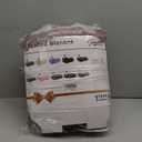 Homemate Electric Heated Blanket Twin Size - 62"x84" Heating Blanket Twin Size 1/2/4/6/8 Hours Auto-Off 10 Heat Level Over-Heat Protection Flannel Sherpa ETL Certification