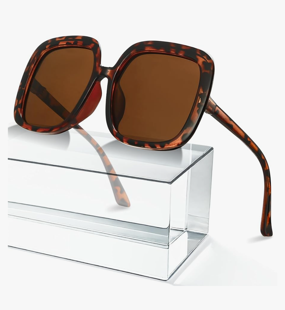miyya Oversized Polarized Sunglasses Women, Trendy Retro Sun Glasses for Women 2025, Oversized Shades