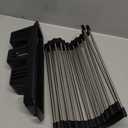 Extra Large Black Expandable Roll Up Dish Drying Rack,Over The Sink Kitchen Rolling up Dish Drainer, for Kitchen Sink CounterFoldable Sink Cover with Removable Utensil Holder(Expandable Width Size)