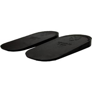 Dr. Wolf Heel Lifts for Shoes: Women's 9mm Height Increase Insoles, Rubber Heel Inserts for Leg Length Discrepancy & Achilles Tendonitis Relief, Hip, Knee, & Back Pain Relief (6 Pack) (Black)