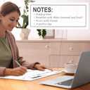 17'' x 22'' Large Print Wall Calendar for Elderly with Note Low Vision Calendar 12 Month Undated Blank Planner Yearly Jumbo Planning Grid Black and White Planner Elderly Gift Reserved Grid