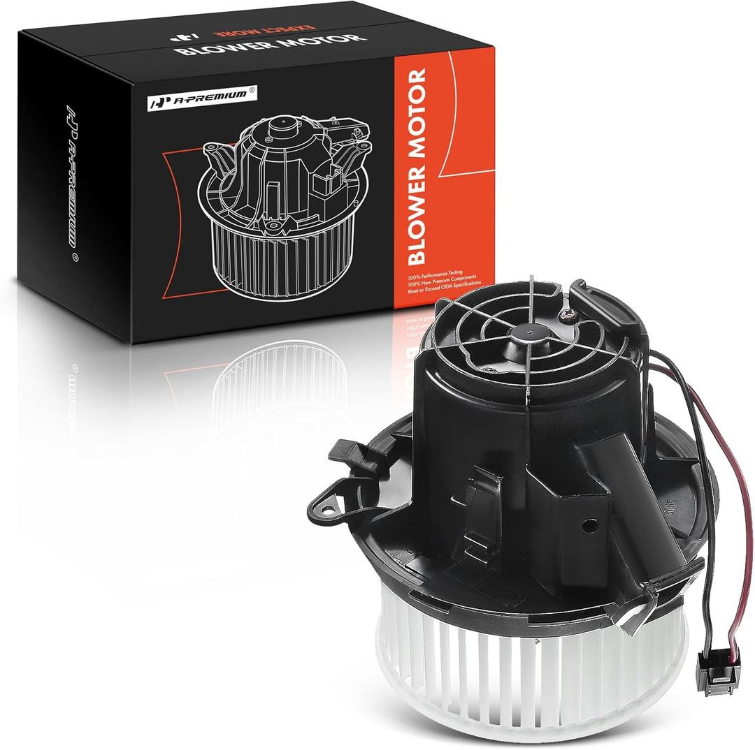 A-Premium Front HVAC Heater Blower Motor Compatible with Mercedes-Benz E350, C300, C250, GLK350, E550, CLS550, C350, E400, SL550, GLK250, E250, C63 AMG, CLS400, E63 AMG, E63 AMG S, C400, CLS63 AMG
