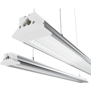 4FT LED Shop Light 2 Pack 50W 7000 Lumens 6500K, 48 inchs