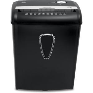Aurora AU890XA 8-Sheet Crosscut Paper and Credit Card Shredder with Wastebasket