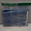 Emvency 2 Pack Valances Window Treatments, Blue and Grey Abstract Modern Art Blackout Drapes Adjustable Curtain for Windows Living Room Kitchen Over Sink, 18x52 Inch Rod Pocket Valances