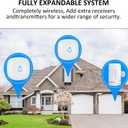 Motion Sensor Door Chime, METAK Wireless Motion Detector Alarm Indoor for Business When Entering/Home Doorway/Store Entrance/Garage Security, Pet/Elderly/Dementia Monitoring Buzzer,PIR Door Entry Bell