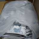 6x9 Area Rug Living Room Rugs - Washable Rug Large Modern Abstract Soft Thin Carpets Indoor Floor No Slip Vintage Carpet for Bedroom Under Dining Table Nursery Home Office Decor, Blue