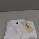 Men's Stretch Wrinkle Free Dress Shirts Formal Wedding Prom Long Sleeve Button Down Shirt, XL