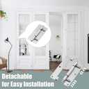 4 Inch Quick Release Hinge, Stainless Steel 304, Detachable, Spring Release Hinges with 6 Holes for Cabinet Lids, Electrical Enclosure Doors, Horizontal & Vertical Mounting (2, 4 inch)