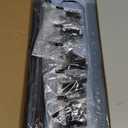 Universal TV Stand, Metal TV Legs for 20-65 inch LCD/LED/OLED/Plasma Flat&Curved Screen TV Height Adjustment with VESA 75x75mm to 800x500mm Max ML1760 (Black)