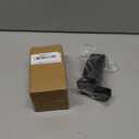 Muzata 4Pack Adjustable Post Base Brackets Fit 1.5x1.5 2x2 2x4 4x4 Heavy Duty Wood Fence Pergola Black Half Column Deck Post Anchor for Deck Railing Mailbox WT32