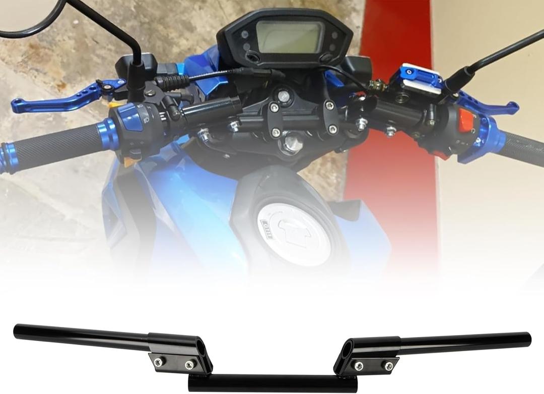 Motorcycle 7/8" 22mm Handlebar - PSLER Universal Adjustable Handle Bar Modified Bike Handlebar Mini Bike Dirt Bike Pit Bike Handlebars for Motorcycle Sport Bike Street Bike Off-Road Bikes ATV