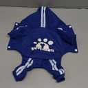 Dog Hoodie 4 Legs Jumpsuit for Small Dogs Puppy Clothes Dog Pullover Sweatshirt Cotton Doggie Winter Coat Cat Apparel(Small,Blue)