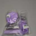 2 x BLITZWAX 2pcs Silicone Wax Pot Liners for Hair Removal, Purple Wax Warmer Bowls Kit with Sticks for Women and Men Body Waxing, Reusable and Easy to Clean Accessories, Compatible with 16 oz Waxing Kit