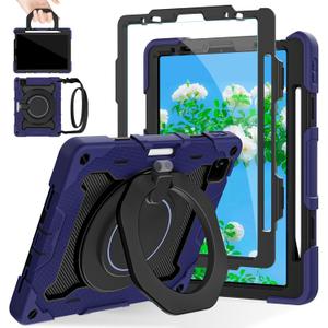 ROISKIN for iPad Air 11 inch M4/M3/M2 Case, iPad Pro 11 inch 4th/3rd/2nd/1st Generation,iPad Air 5th/4th 10.9 inch Case,Heavy Duty Shockproof with 360 Stand Handle Shoulder Strap Pen Holder for Kids