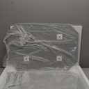 Chende 2PCS Beveled Bathroom Mirror, 20" x 30" Octagon Frameless Wall Mirror with Beveled Edge, Glass Mirror Vertical or Horizontal Hanging