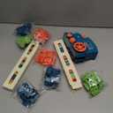 200 PCS Domino Train Toys Set, Automatic Dominos Building and Stacking Creative Game 4-8, Electric Dominoes Stem Montessori Toys for Kids Autistic Boys Girls 3 4 5 6 Year Old Easter Birthday Gifts