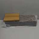 WOPITUES Wood Floating Shelves Set of 6, Shelves for Wall Decor, Farmhouse Shelf for Bedroom, Bathroom Storage Shelves, Book Shelves for Living Room, Dark Brown (16.5 Inch)