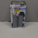 Baker's Friend 4 in 1 Mini Waffle Maker with Removable Plates, Set Includes Mini Pancake, Donut, Heart Shape Waffle Makers, Compact Size, Recipe Included, Blue