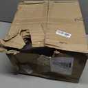 Clara Clark Bathroom Accessories Set - Bathroom Set, Bathroom Sets with Shower Curtain and Rugs, Shower Curtain Set with Bathroom Trash Can - Black - 22PC