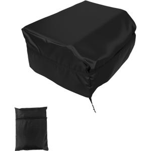 RV Integrated Snap-On Air Conditioner Cover, 32x29x16in Oxford Cloth Durable Outside Air Conditioner Protective Cover with Storage Bag Practical Accessory for RV (Black)