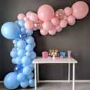 PatiCool Pastel Pink Christmas Balloons - 12 inch 100pcs Latex - Round Light Pink Balloons with 2 Ribbons for Birthday Party, Wedding, Anniversary, Baby Shower Decorations