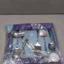 Mikasa Gourmet Basics Kaylee 8-Piece Serving Set, 18/10 Stainless Steel, Soup Ladle, Lasagna Server, Cake Server, Tablespoons, Cold Meat Fork, Dishwasher Safe