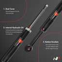 A-Premium Rear Pair (2) Shock Absorber Compatible with Jeep Cherokee 2014 2015 2016 2017 2018, Driver and Passenger Side