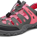 SAGUARO Men's Sport Sandals Adjustable Strap Closed Toe Outdoor Hiking Sandal Beach Water Shoes, 38