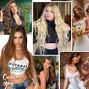 Sisily Clip in Hair Extensions Real Human Hair, Premium Human Hair Clip in Extensions Dark Brown, Soft Straight Hair Extensions Real Human Hair Clip ins 7PCS Double Weft20 Inch #2