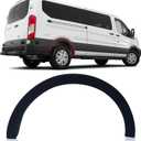 Rear Right Fender Flare Trim Wheel Arch Molding for Transit 150 250 350 2015-2023 Accessories, Replace OEM # CK4Z61280K96AC, FO1791121, Passenger Side, 1PC