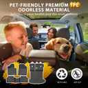 Powerty Floor Mats for 2022-2025 2026 Kia Sportage Gas(Not for 2026 X-Line、SX-Prestige、 X-Pro Prestige), All Weather 3D TPE Anti-Slip Trunk Cargo Liner Seat Back Covers Protectors Full Set Car