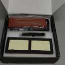 Intelitopia Complete Knife Sharpening Stone Set  Dual Grit Whetstone 400/1000 3000/8000 Knife Sharpener with Leather Strop, Flattening Stone, Bamboo Base, 3 Non-slip Rubber Bases & Angle Guide