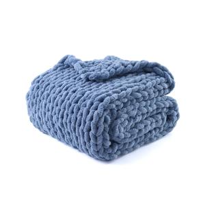 You And Me Club, Throw On Blanket, 50x60, Blue