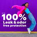Tampax Radiant Tampons for Women, with LeakGuard Braid, Super Absorbency, Unscented, 84 Count (3 Packs of 28)