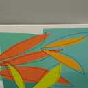 Art Wall Grasses I Gallery Wrapped Canvas Art by Jan Weiss, 18 by 18-Inch