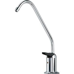 Watts Premier Standard Air Gap Auxiliary Faucet with 1/4" Supply Tubing Connection for RO Reverse Osmosis Water Filtration Systems, Touch N'Flow Spring Loaded Handle, Chrome