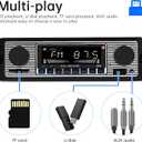 12V Bluetooth Car Radio MP3 Player Vehicle Stereo Audio Support FM/USB/SD/AUX with Remote Control