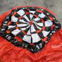 SWOOC Games - Giant Kick Darts Big Inflatable Games - Carnival Games - Giant Outdoor Games & Activities - Giant Yard Games