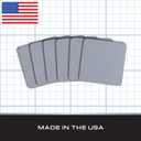 Tie Down 6 Pack 3" x 3" x 1/8" Steel Plates 11 Gauge A36 Carbon Steel Made in USA Weldable Steel for DIY, Bracing, and Mounting