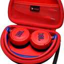 XANAD EVA Hard Case for JBL Junior 320BT / JR300BT / Jr310BT, Sony MDR-ZX110 / MDRZX110NC / MDR-ZX310AP On-Ear Headphones - Red