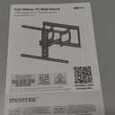 Mount-It! ADA Compliant Ultra Slim Full Motion TV Wall Mount, 1.1" Thin Low Profile Articulating Bracket for 43-90 Inch TVs, Heavy-Duty Swivel, Tilt, and Extend, Max VESA 600x400, 132 lbs Capacity