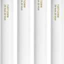 Konideke F20T12/WW 20 Watt Soft Warm White, T12 Fluorescent Tube Light Bulb 20W 24 Inch, 2Ft F20T12/DSW/RP Replacement for F20T12 F20T12KB/ECO/RVL F20T12KB/ECO F20T12/SPX30 1250Lm G13 4 Count