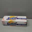 Sunkist Zero Sugar Orange Soda, 12 fl oz cans, 12 pack (EXP 07/31/26)
