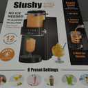 Slushie Machine, Ice Cream Maker, Slushy Machine for Home and Families, No ice needed with Rapid Chill & Temperature Control, Multi-function for Margarita, Frapp, Easy to Clean, Black