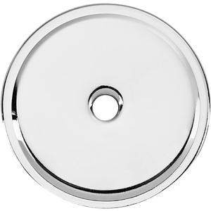 Khtumeware 10-Pack 1-3/4 Inch Round Backplate for Knobs in Polished Chrome Cabinet Hardware Knob Backplate/Back Plate